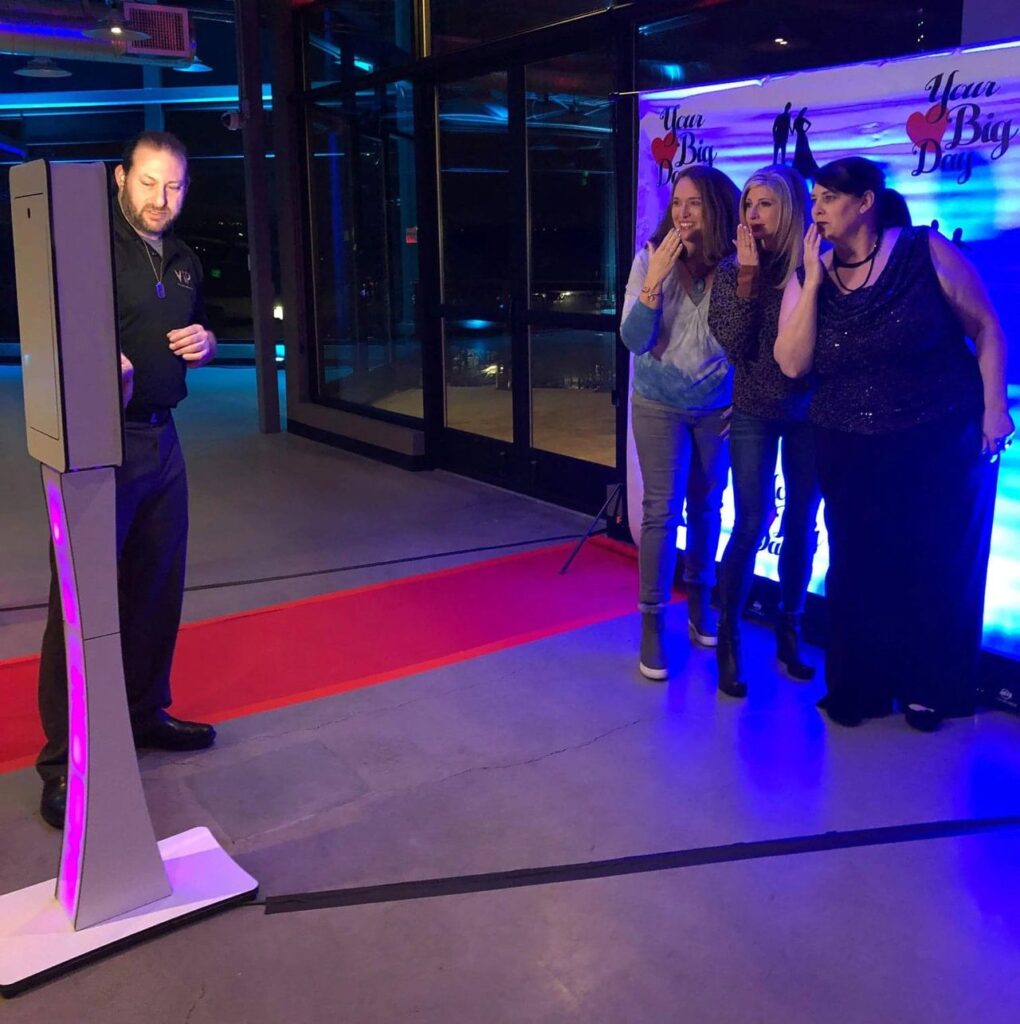 Ian with the CurveMini Photo Booth